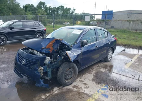 2014 Nissan Versa 1.6 S z USA, uszkodzony, nr VIN 3N1CN7AP5EL845796